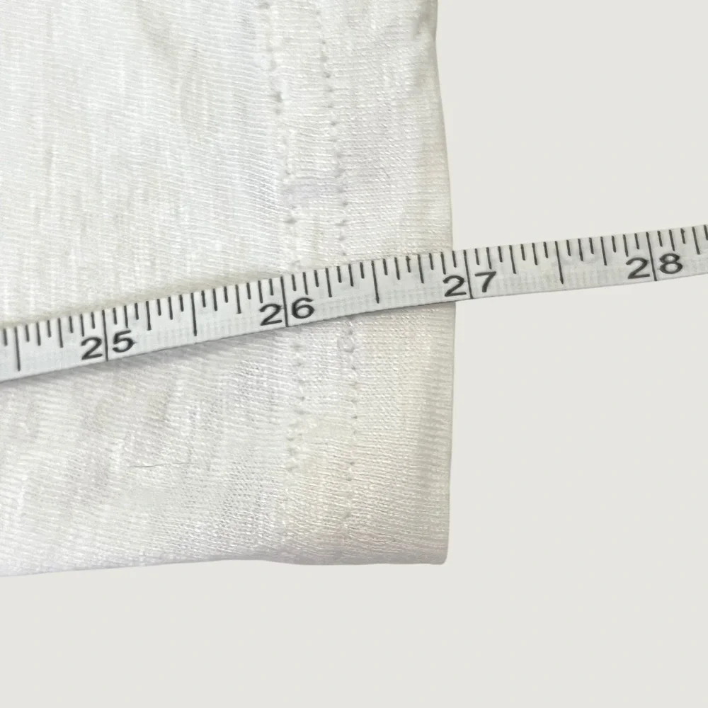Vilebrequin Men's Beach at Home Linen Drawstring Pants White XXL EUC Relaxed Fit